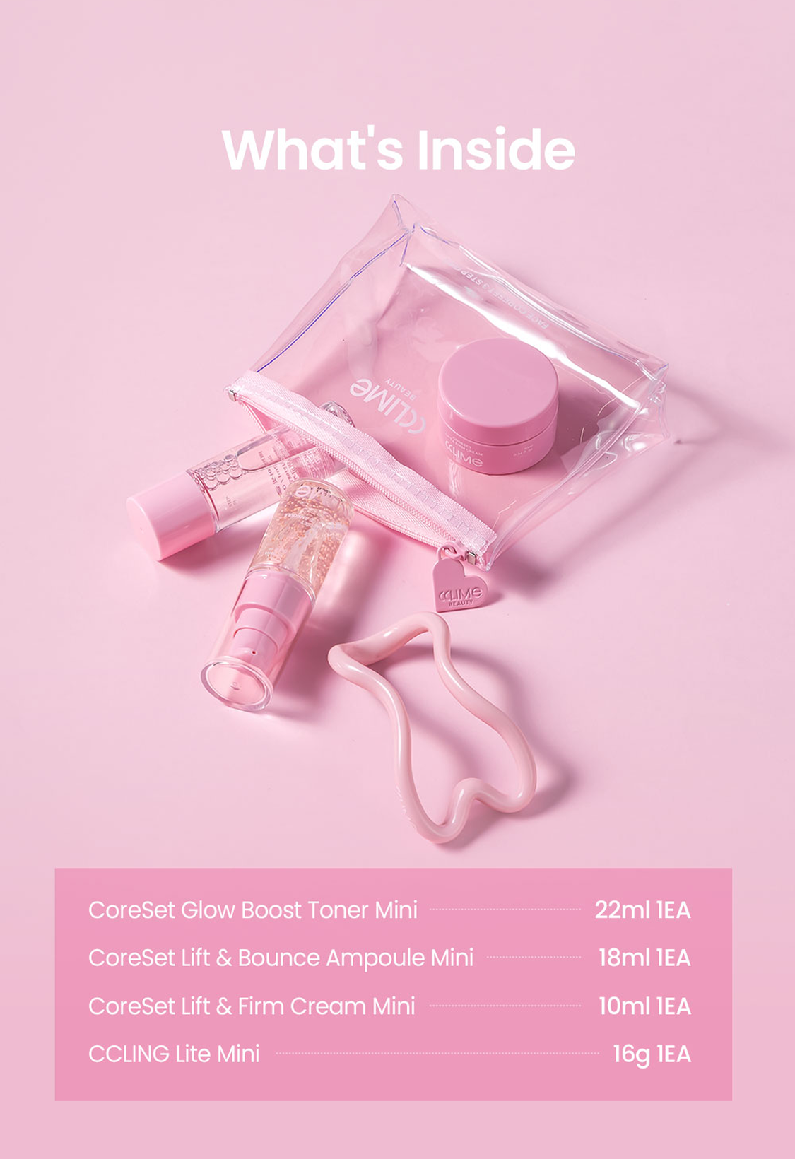 CCLIME Face CoreSet 3 Step Kit